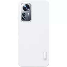 Противоударный чехол бампер Nillkin Super Frosted Shield для Xiaomi 12 Lite White (Белый)