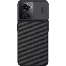 Противоударный чехол бампер Nillkin CamShield (шторка на камеру) для OnePlus 10R / OnePlus Ace Black (Черный) 
