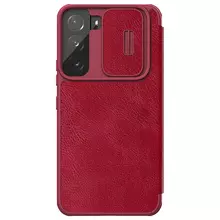 Чехол книжка Nillkin Qin Pro (шторка на камеру) для Samsung Galaxy S23 Red (Красный) 
