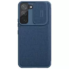 Чехол книжка Nillkin Qin Pro (cloth) для Samsung Galaxy S23 Blue (Синий)