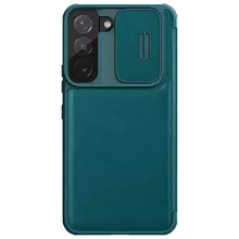 Чехол бампер Nillkin Qin Pro (plain leather) для Samsung Galaxy S23 Plus Green (Зеленый)