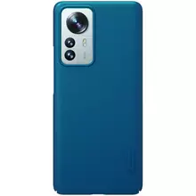 Противоударный чехол бампер Nillkin Super Frosted Shield для Xiaomi 12 Pro / 12S Pro Blue (Синий)