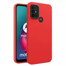 Чехол бампер для Oppo A58 4G Anomaly Silicone (с микрофиброй) Red (Красный)
