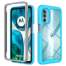 Противоударный чехол бампер для Motorola Moto G52 Anomaly Hybrid 360 Sky Blue / Grey (Небесно Синий / Серый) Противоударный чехол бампер для Motorola Moto G52 Anomaly Hybrid 360 Sky Blue / Grey (Небесно Синий / Серый)
