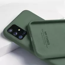 Чехол бампер для Motorola Moto G62 5G Anomaly Silicone (с микрофиброй) Dark Green (Темно Зеленый)