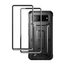 Чехол бампер для Google Pixel 6a Supcase Unicorn Beetle PRO (2 рамки в комплекте) Black (Черный)