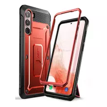 Противоударный чехол бампер Supcase Unicorn Beetle PRO для Samsung Galaxy S23 Plus Metallic Red (Металлический Красный) 