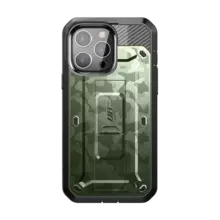 Противоударный чехол бампер Supcase Unicorn Beetle PRO для iPhone 13 Pro Max Green Camo (Камуфляж / Зеленый)