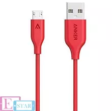 Кабель Anker Powerline Micro USB - 0.9m V3 Red (Красный) A8132H91