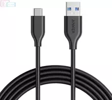 Кабель для зарядки и передачи данных Anker Powerline USB-C to USB-A 3.0 - 1.8m Black (Черный) A8166011