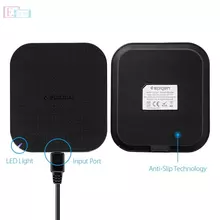 Беспроводное зарядное устройство Spigen Qi Wireless Charging Pad F302W Black (Черный) 000CH20765