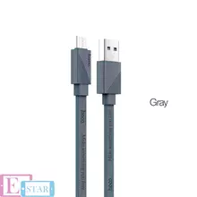 Кабель для зарядки и передачи данных Hoco U34 Ingenious Micro USB Gray (Серый)