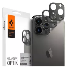 Защитное стекло для камеры Spigen Optik Lens Protector (2 шт. в комплекте) для iPhone 13 Pro / iPhone 13 Pro Max Graphite (Графитовый) AGL04035