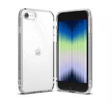 Противоударный чехол бампер Ringke Fusion Edge для iPhone 7 / iPhone 8 / iPhone SE 2020 / iPhone SE 2022 Transparent (Прозрачный)