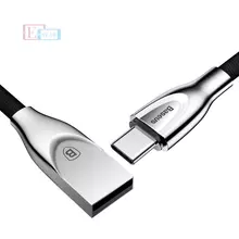 Кабель для заряджання та передачі даних Baseus Zinc Fabric Cloth Weaving Cable USB для планшетів та смартфонів Blue (Синій)