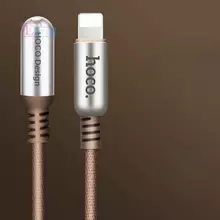 Кабель для зарядки и передачи данных Hoco U17 Capsule Chargin Data Cable for Apple Coffee (Кофейный)