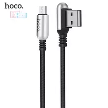 Кабель для зарядки и передачи данных Hoco U17 Capsule Chargin Data Cable Micro USB Black (Черный)