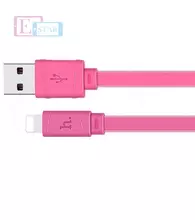 Кабель для зарядки и передачи данных Hoco X5 Bamboo Lightning Pink (Розовый)