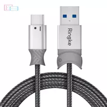 Кабель для зарядки Ringke Fish Cable USB to Lightning 1,2 m Gray (Серый) 8809550347793