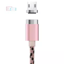 Магнитный кабель для зарядки смартфона Baseus Insnap Series Magnetic Cable Micro USB Rose Gold (Розовое Золото) CAMICRO-LF0R