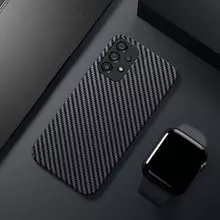 Ультратонкий чехол бампер для Samsung Galaxy S23 Anomaly PC Carbon Black (Черный)