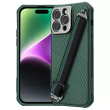 Чехол бампер для iPhone 14 Pro Max Nillkin Strap Magnetic Green (Зеленый)