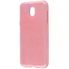 Чохол бампер для Samsung Galaxy J7 2017 J730F Anomaly Glitter Pink (Рожевий)