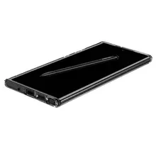 Противоударный чехол бампер Spigen Ultra Hybrid для Samsung Galaxy Note 10 Matte Black (Матовый Черный)