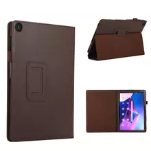 Чехол книжка TTX Leather Book для планшета Lenovo Tab M10 3rd Gen TB-328 2022 10.1" (Коричневый)