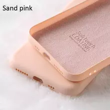 Чехол бампер для Huawei Honor 60 SE Anomaly Silicone (с микрофиброй) Sand Pink (Песочный Розовый)