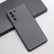 Премиальный чехол бампер для OnePlus 8 Pro Anomaly Carbon Plaid (Закрытый модуль камеры) Black (Черный)