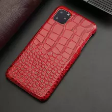 Чехол бампер для OnePlus 10 Pro Anomaly Crocodile Style Red (Красный)