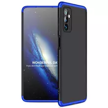 Ультратонкий чохол бампер для Samsung Galaxy A24 GKK Dual Armor Black / Blue (Чорний / Синій)