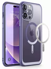 Противоударный чехол бампер Supcase Unicorn Beetle MagSafe для iPhone 14 Pro Max Deep Purple (Темно Фиолетовый)