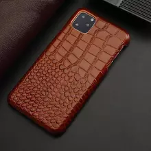 Чехол бампер для Xiaomi Poco X5 Pro Anomaly Crocodile Style Brown (Коричневый)