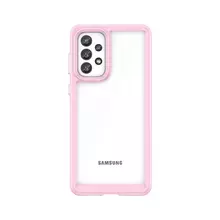 Чехол бампер для Samsung Galaxy A33 5G Anomaly Fans Transparent Pink (Прозрачный Розовый)
