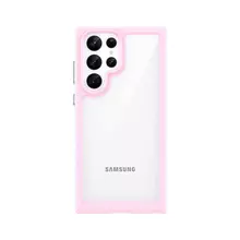 Чехол бампер для Samsung Galaxy S22 Plus Anomaly Fans Transparent Pink (Прозрачный Розовый)