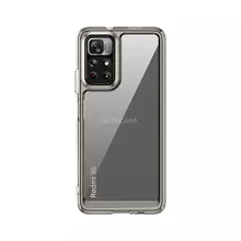Чехол бампер для Xiaomi Redmi Note 11 / Xiaomi Redmi Note 11S Anomaly Fans Transparent Gray (Прозрачный Серый)