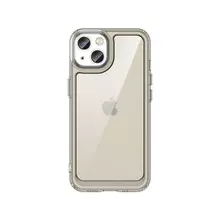 Чехол бампер для iPhone XR Anomaly Frame Transparent Gray (Прозрачный Серый)