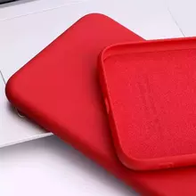 Чехол бампер для Oppo A98 5G Anomaly Silicone (с микрофиброй) Red (Красный)