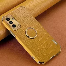 Чехол бампер для Samsung Galaxy S23 FE Anomaly X-Case (с кольцом-держателем) Yellow (Желтый)