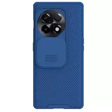 Противоударный чехол бампер Nillkin CamShield Pro (шторка на камеру) для OnePlus Ace 2 / 11R Blue (Синий)
