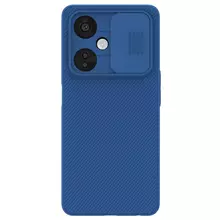 Противоударный чехол бампер Nillkin CamShield (шторка на камеру) для OnePlus Nord CE 3 Lite 5G / N30 Blue (Синий)
