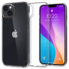 Противоударный чехол бампер Spigen Air Skin Hybrid для iPhone 14 Plus Crystal Clear (Прозрачный)