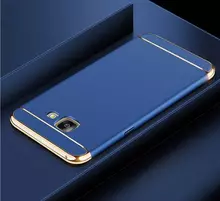 Чехол бампер для Samsung Galaxy J6 Plus / Galaxy J6 Prime Mofi Electroplating Blue (Синий)