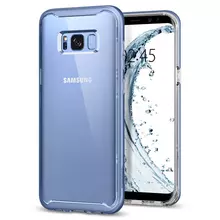 Противоударный чехол бампер Spigen Neo Hybrid Crystal для Samsung Galaxy S8 Plus G955F Blue Coral (Синий Корал)