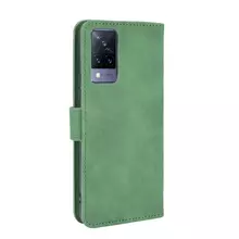 Чехол книжка для Vivo V21 Anomaly Leather Book Green (Зеленый)