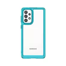 Чехол бампер для Samsung Galaxy A33 5G Anomaly Fans Transparent Blue (Прозрачный Синий)