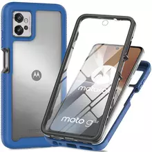 Противоударный чехол бампер для Motorola Edge 40 Anomaly Hybrid 360 Black / Blue (Черный / Синий) Противоударный чехол бампер для Motorola Edge 40 Anomaly Hybrid 360 Black / Blue (Черный / Синий)