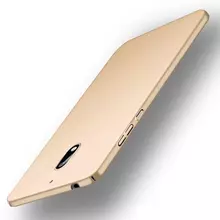 Ультратонкий чехол бампер для Xiaomi Pocophone F1 Anomaly Matte Gold (Золотой)